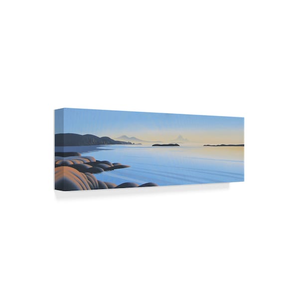 Ron Parker 'Uplands Beach Dawn' Canvas Art,10x32